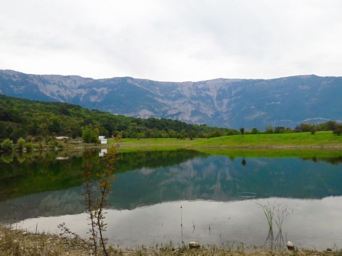 Блог путешественника по Крыму: Могабинское озеро в виде сердца