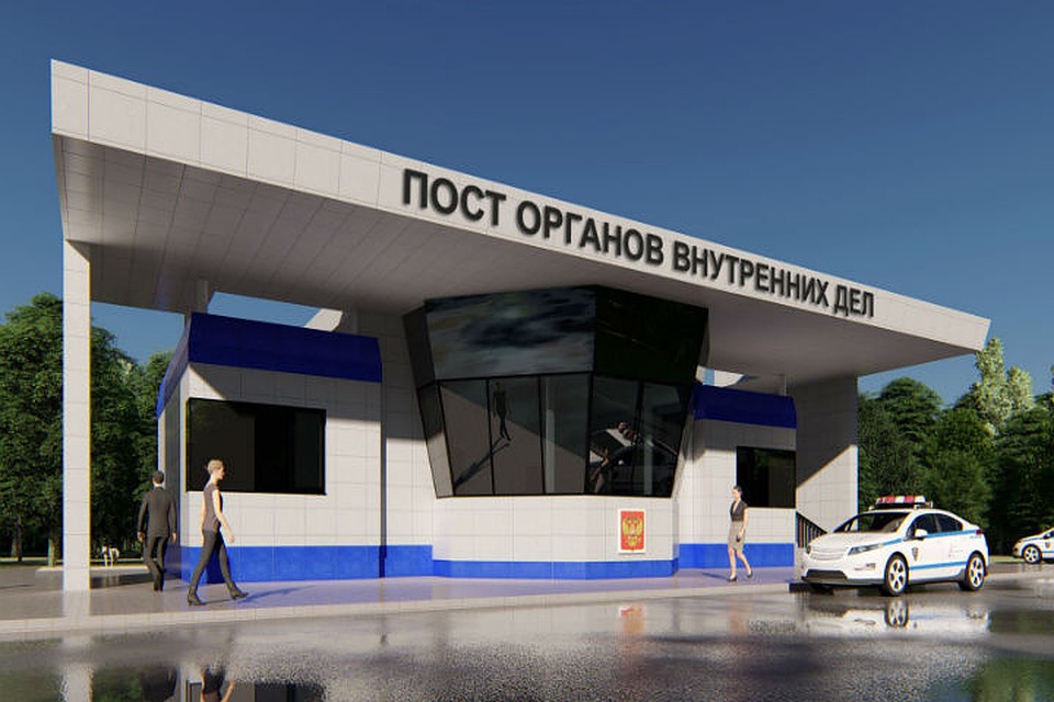 Для охраны Крымского моста построят полицейский пост за 96 миллионов рублей