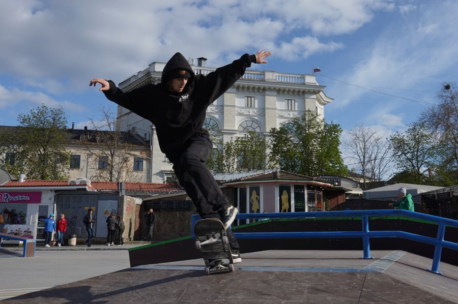 В Севастополе открылся самый большой скейт-парк на полуострове