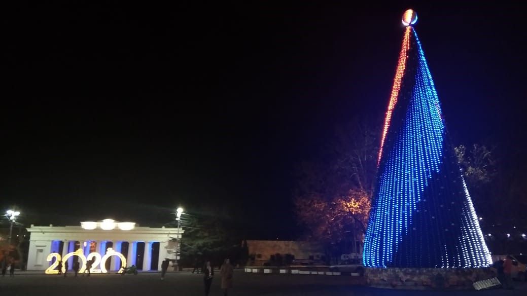 Севастопольская елка не вошла в ТОП самых высоких новогодних деревьев России