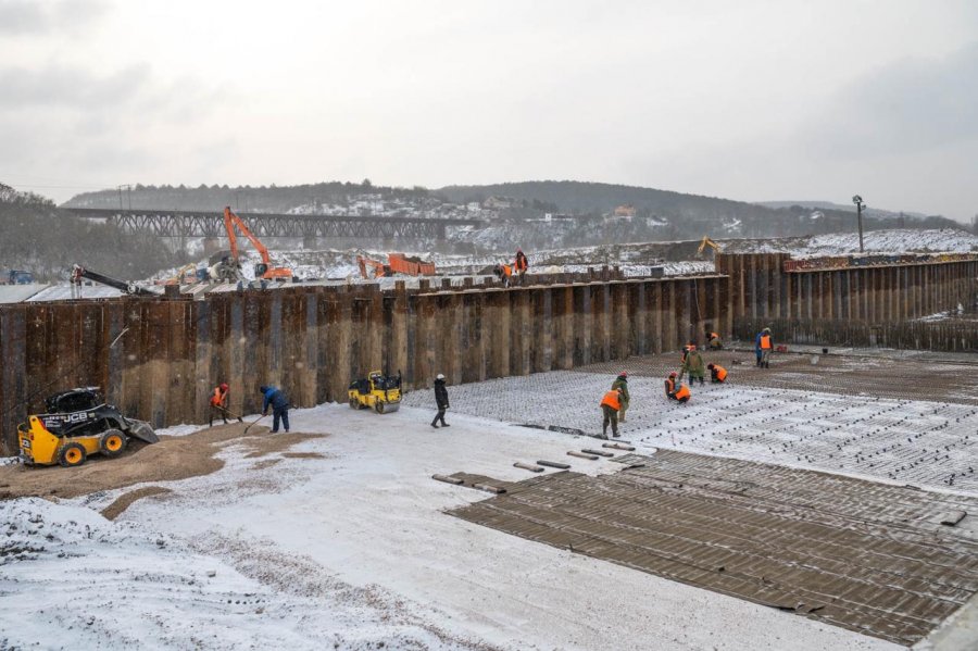 Водозабор на реке Бельбек строят в круглосуточном режиме