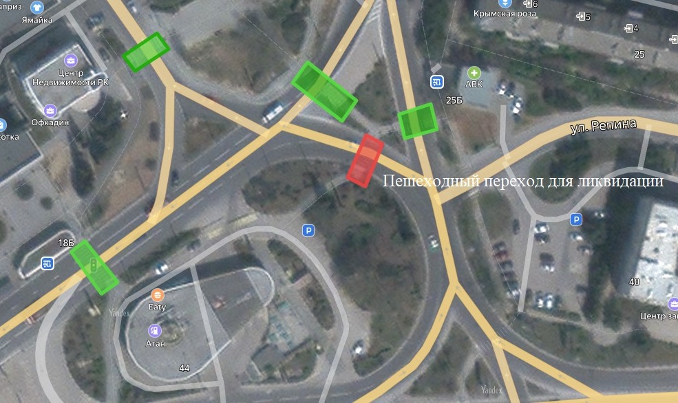 Опасный пешеходный переход ликвидируют в Севастополе