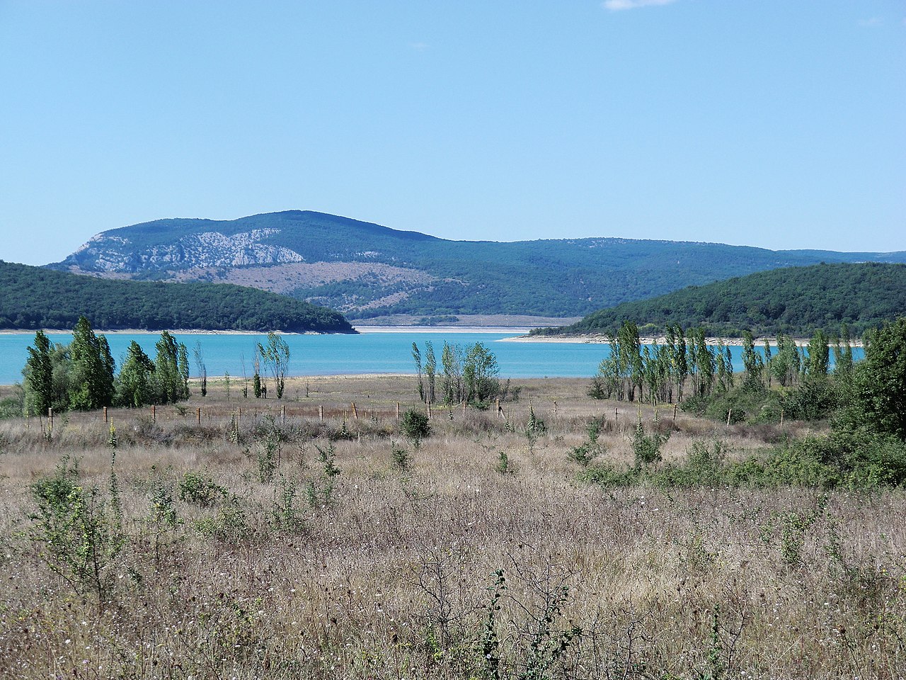 В Чернореченском водохранилище 43 млн кубометров воды