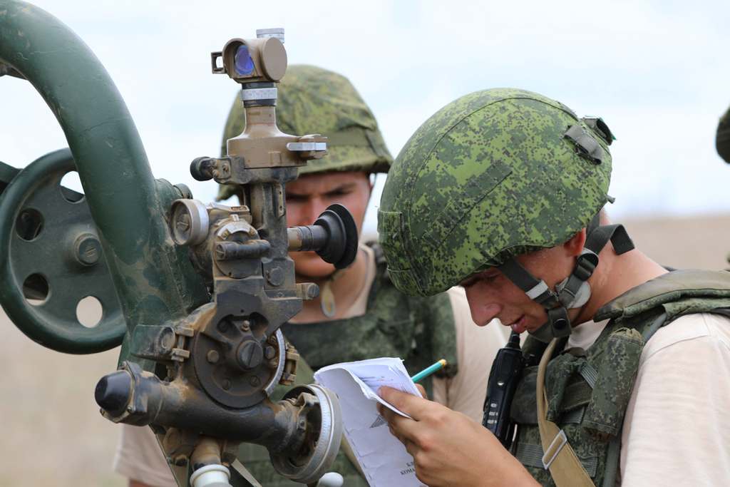 Учение артиллеристов Черноморского флота началось на крымском полигоне