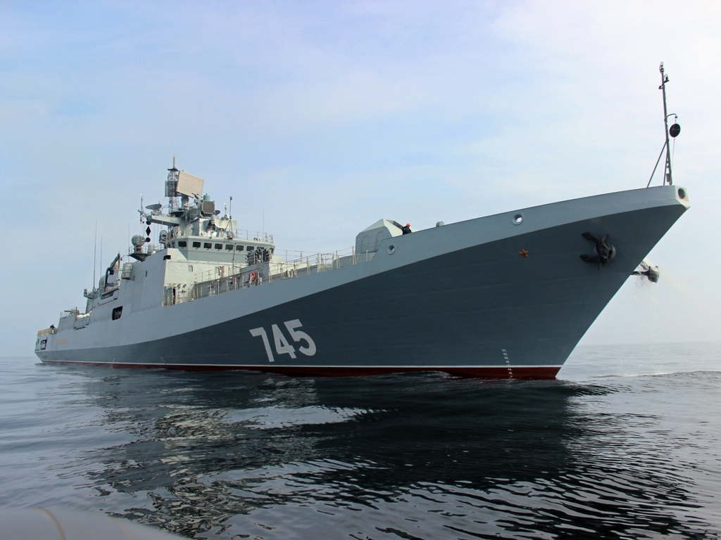 Фрегат Черноморского флота направляется на боевую службу в Средиземное море