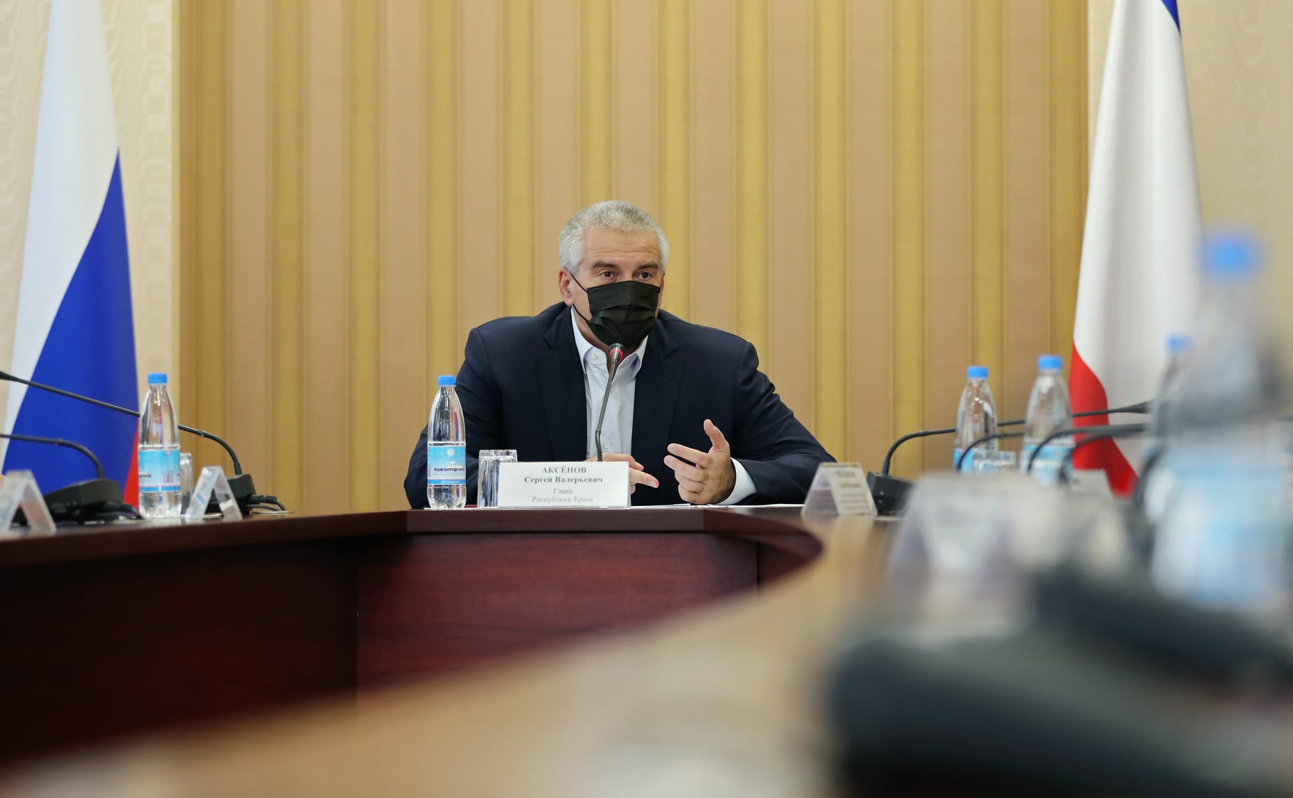 Аксенов заявил об увольнении мэра Сак за срыв сроков по нацпроектам