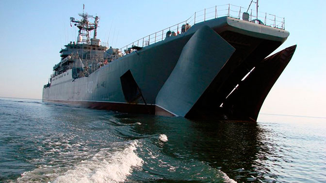 Десантные корабли Северного и Балтийского флотов прибыли в Севастополь