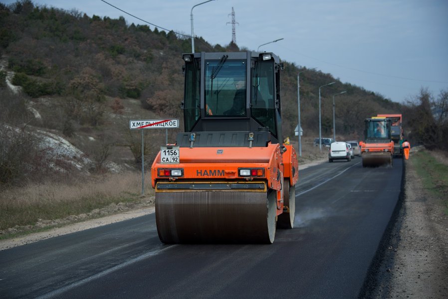 Ремонт дороги Штурмовое —Хмельницкое завершится в апреле