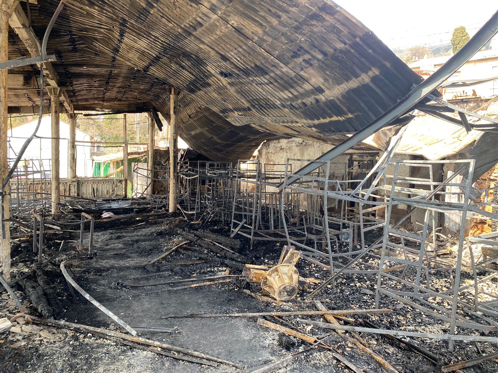 После гибели строителей при пожаре в Алупке возбуждено уголовное дело (ВИДЕО)