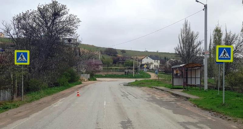 В Севастополе на дороге в сторону Качи сбили школьницу