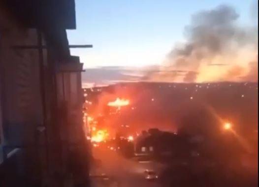 В Иркутске потерпел катастрофу истребитель Су-30, он упал на жилой дом