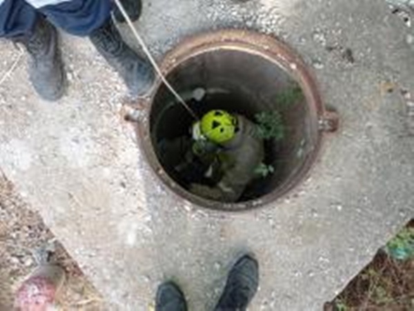На Южном берегу Крыма спасли собаку, упавшую в канализационный люк