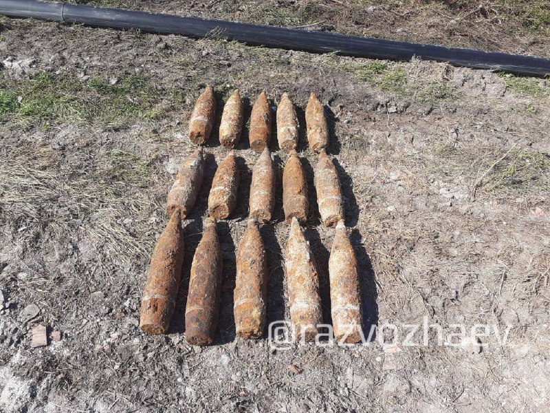 В Севастополе во время строительства водопровода нашли более 20 боеприпасов времен ВОВ