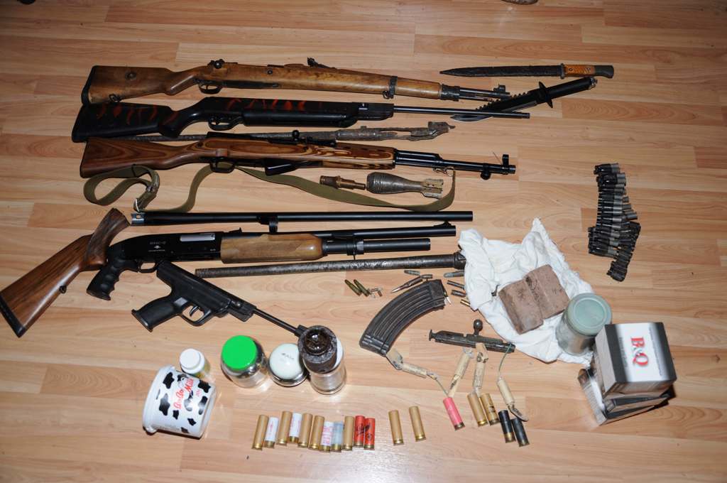 В России за месяц изъяты 304 единицы огнестрельного оружия и 18,4 кг взрывчатки