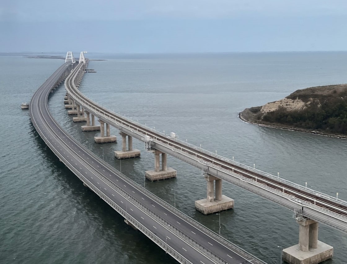 крымский мост сверху