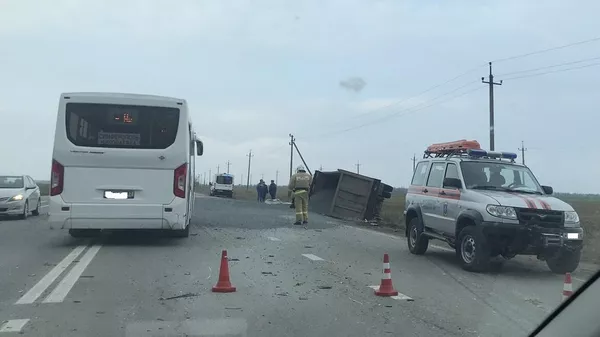 В ДТП под Симферополем погиб водитель грузовика