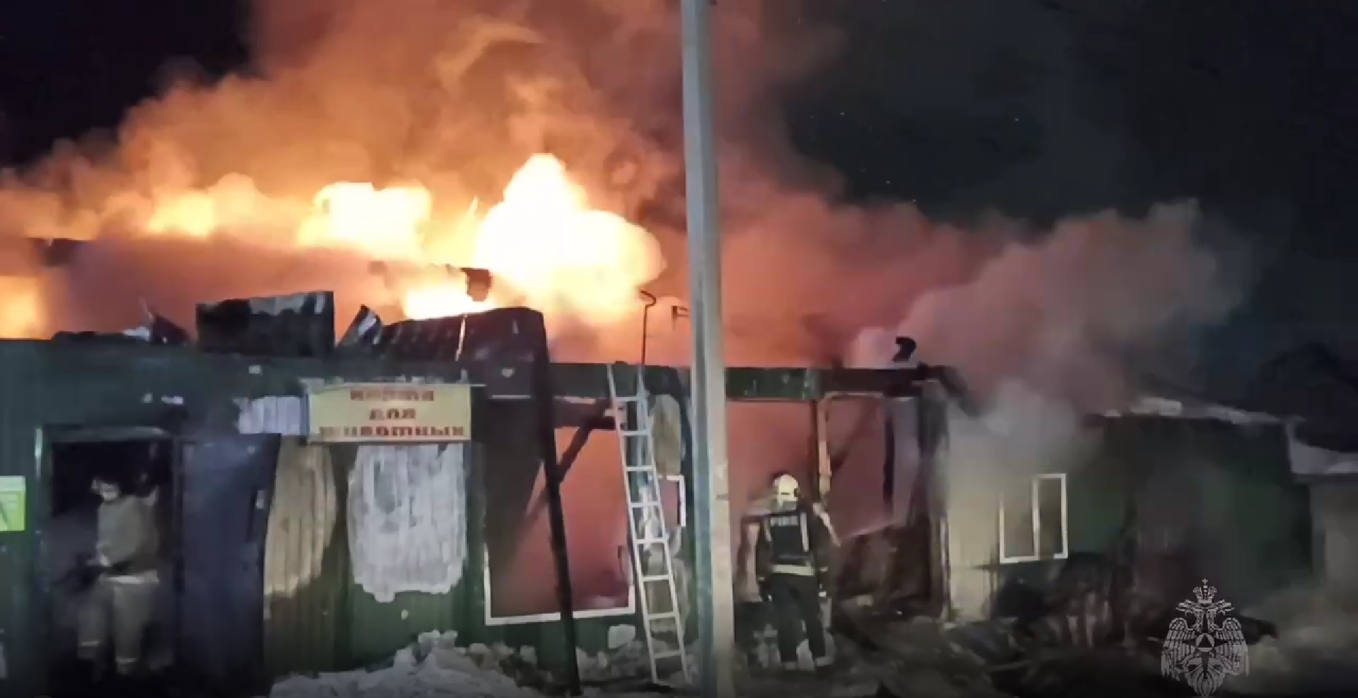 В результате пожара в доме престарелых в Кемерово погибли 20 человек