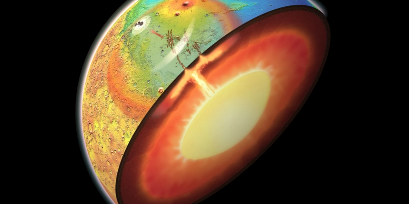 Марс жив? На Красной планете нашли поток расплавленной магмы