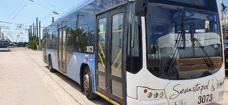 В Севастополе изменилась схема движения троллейбусов по маршруту № 10