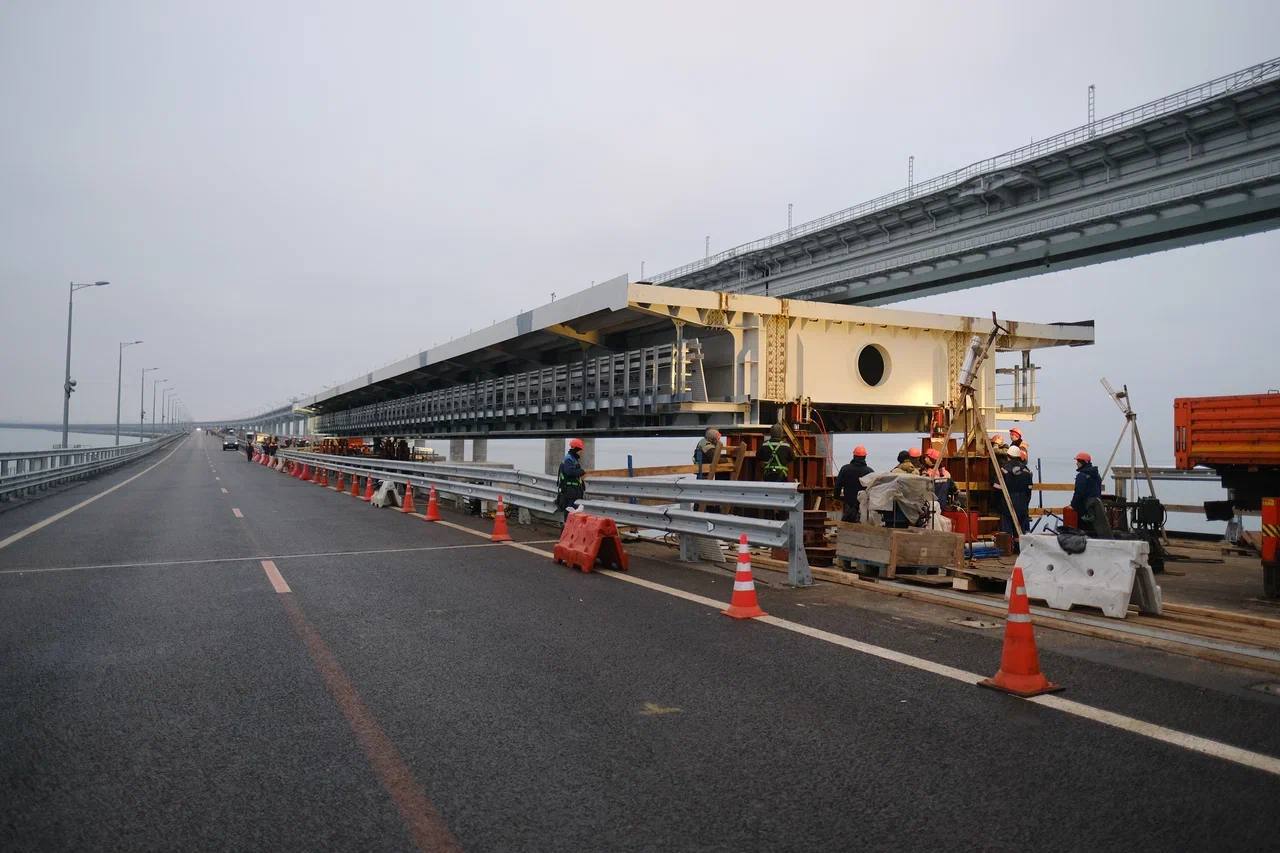 Основные восстановительные работы на Крымском мосту закончат в начале февраля — Хуснуллин