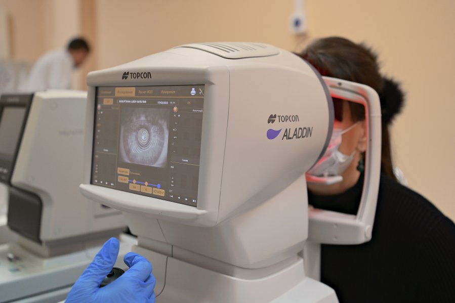 В севастопольской горбольнице работает новое офтальмологическое оборудование