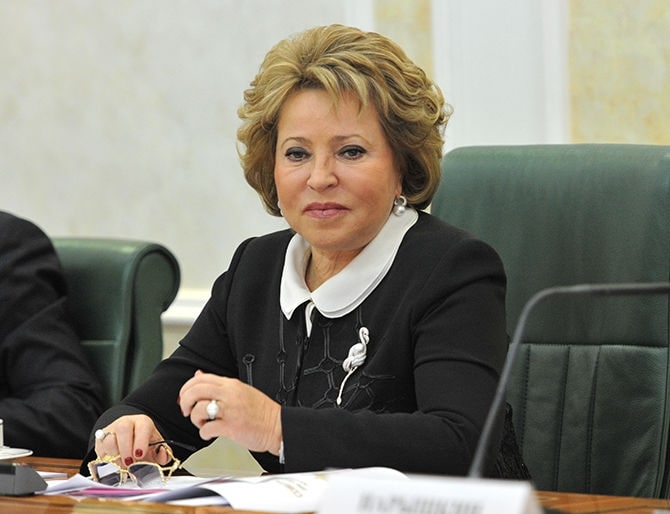 Матвиенко предложила наложить мораторий на закон о госзакупках