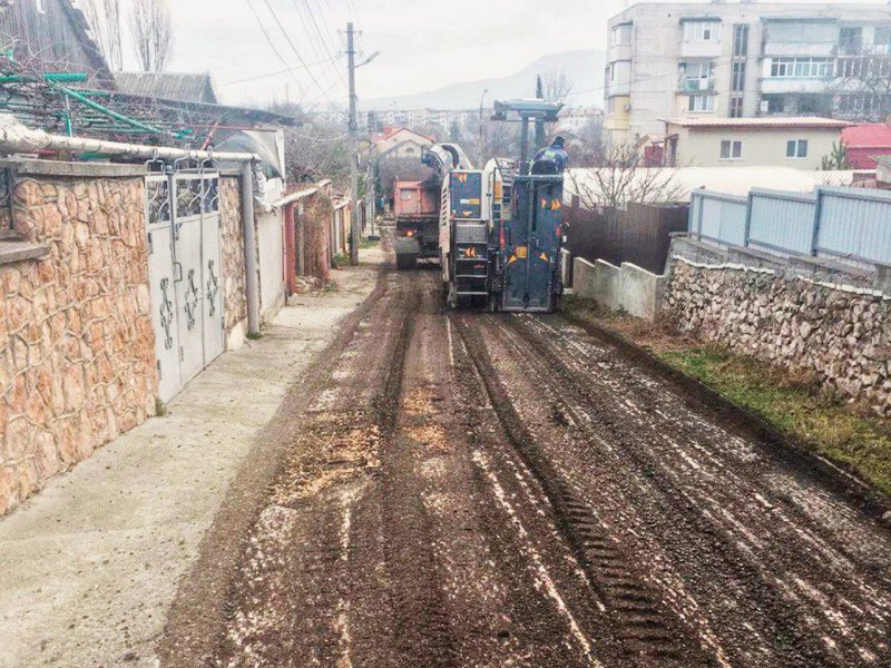 В Балаклаве в марте начнут ремонт двух дорог