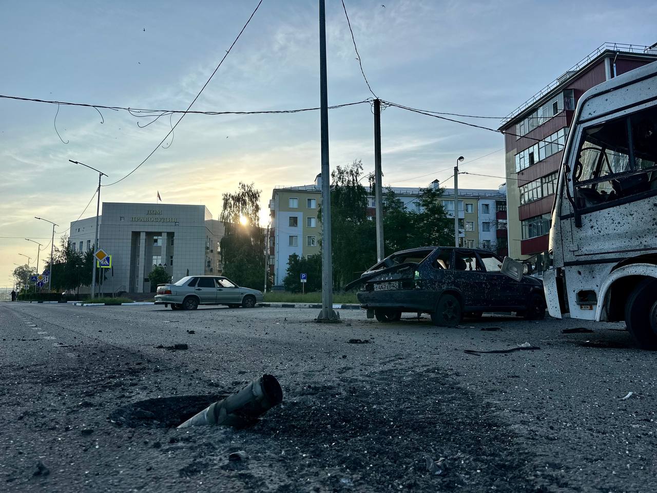 По Шебекино в Белгородской области нанесен массированный удар из РСЗО