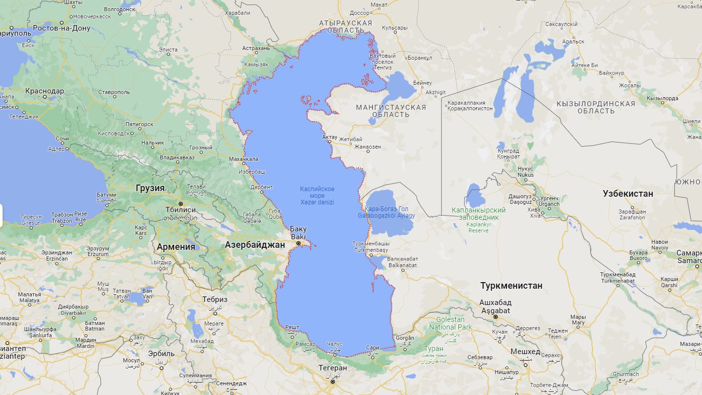 В России думают построить автодорогу в обход Каспийского моря