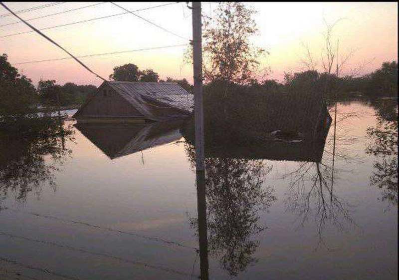 В Херсонской области введен режим ЧС из-за потопа