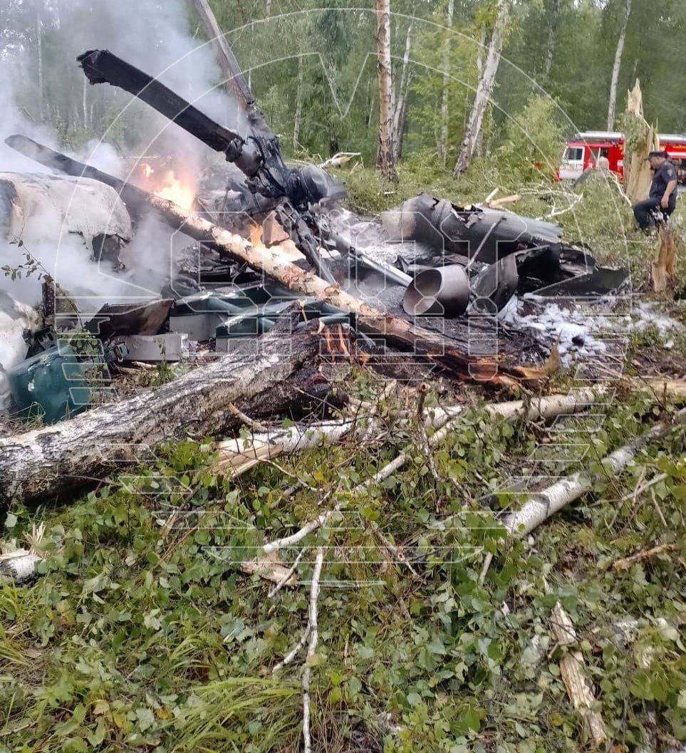 Вертолет Ми-8 разбился в Челябинской области, есть погибшие
