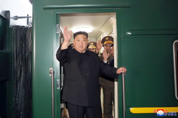 Ким Чен Ын приехал спецпоездом в Россию