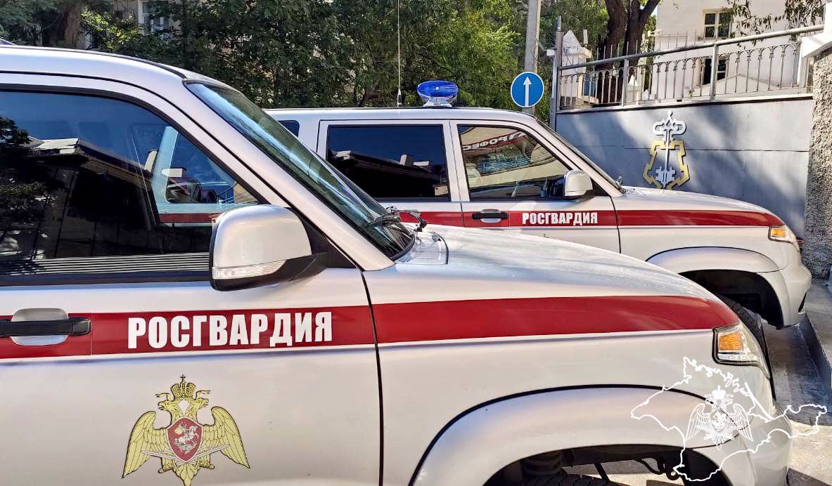 Наехал на препятствие: в Севастополе сотрудники Росгвардии задержали пьяного водителя