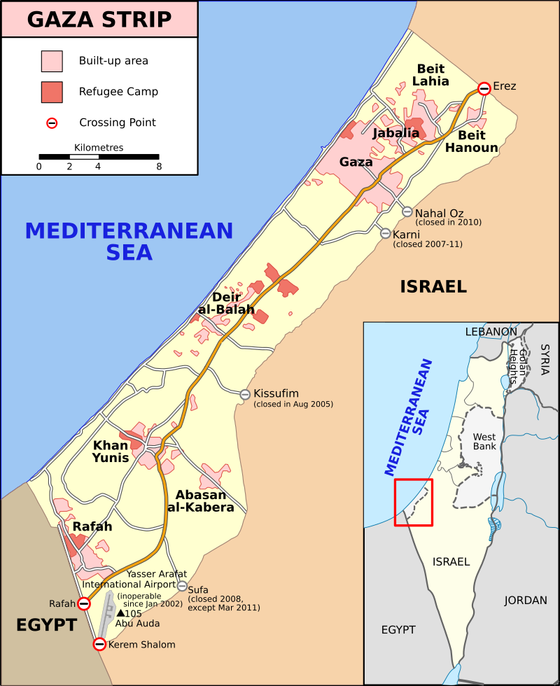 Египет хочет создать лагеря на юге сектора Газа для предотвращения массовой миграции палестинцев