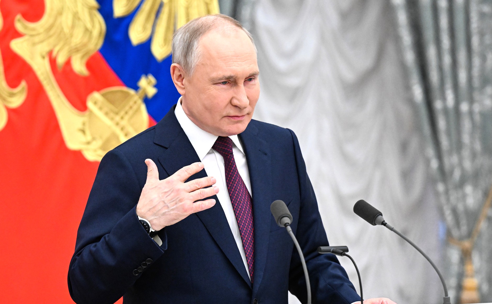 Путин: СВО закончится, когда Россия достигнет демилитаризации и денацификации Украины