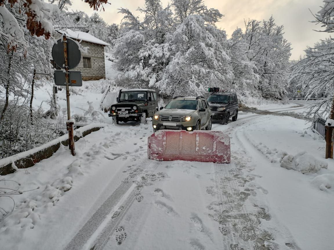 Дорога на Ай-Петри в Бахчисарайском районе перекрыта из-за непогоды