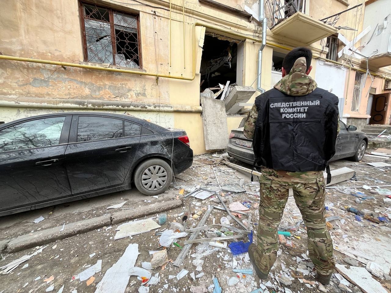В Севастополе из-за обрушения части здания в результате взрыва газа возбуждено уголовное дело