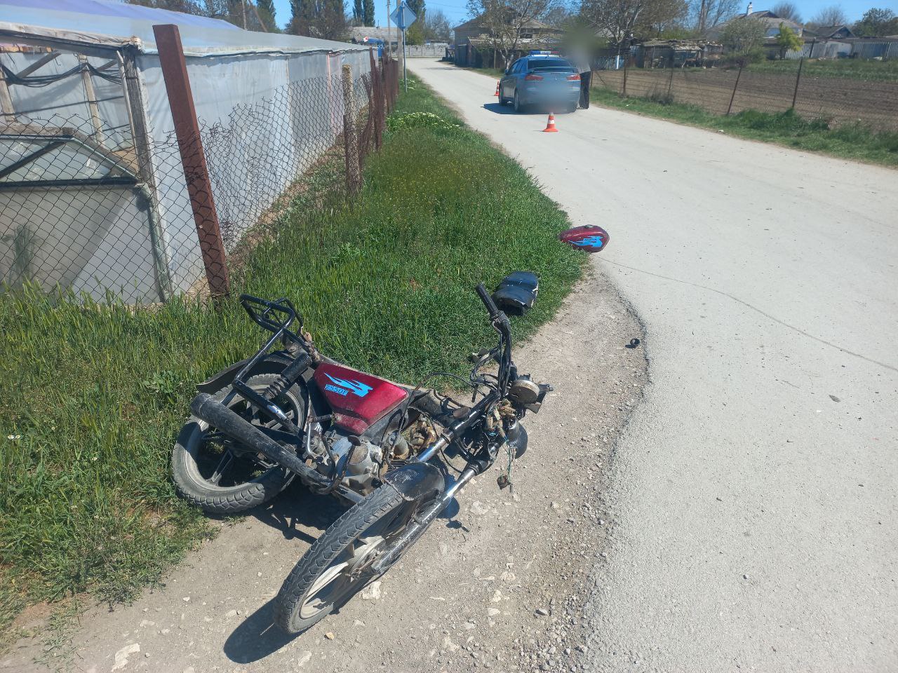 В Крыму подросток на мопеде попал под колеса иномарки