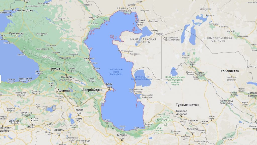 Каспийское море рекордно мелеет