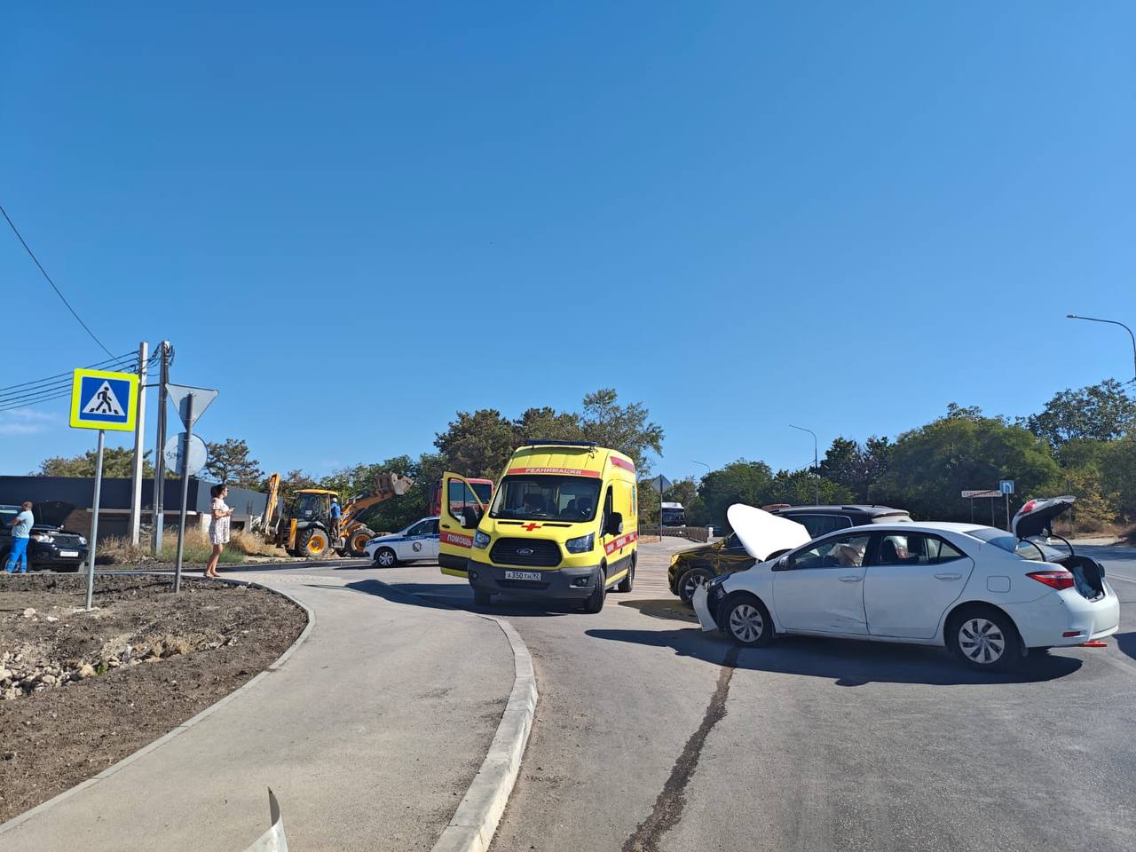 В Севастополе в ДТП на Лабораторном шоссе пострадали два человека