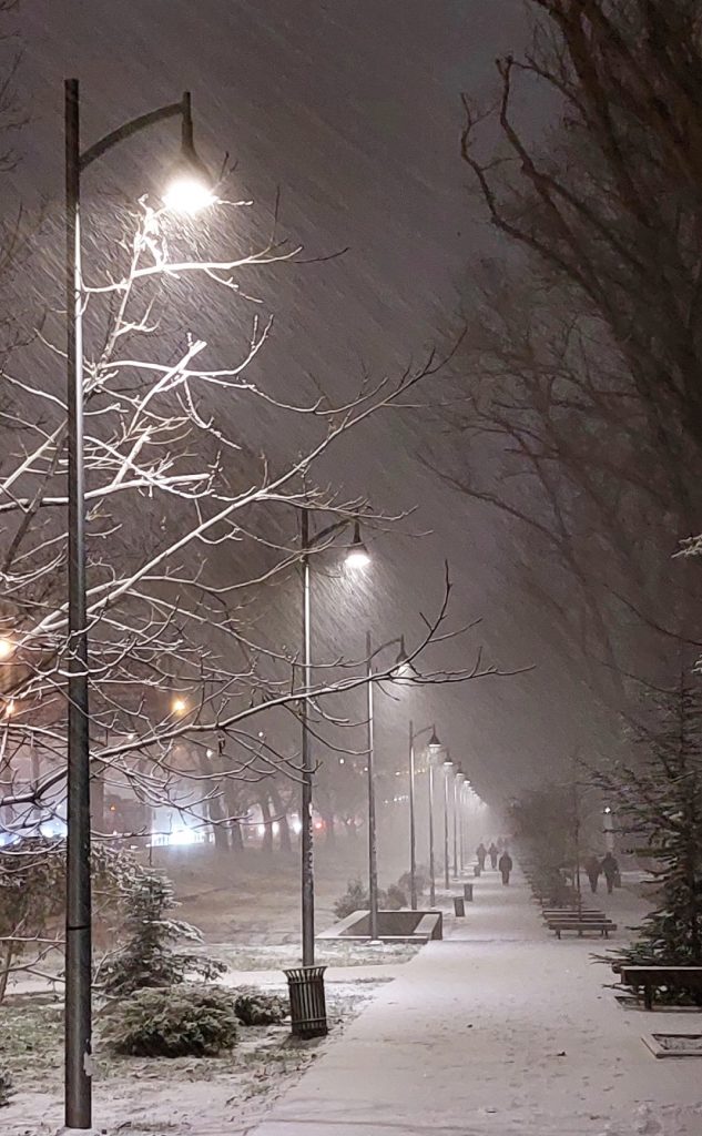 Симферополь замело снегом: коммунальщики с утра расчищают улицы