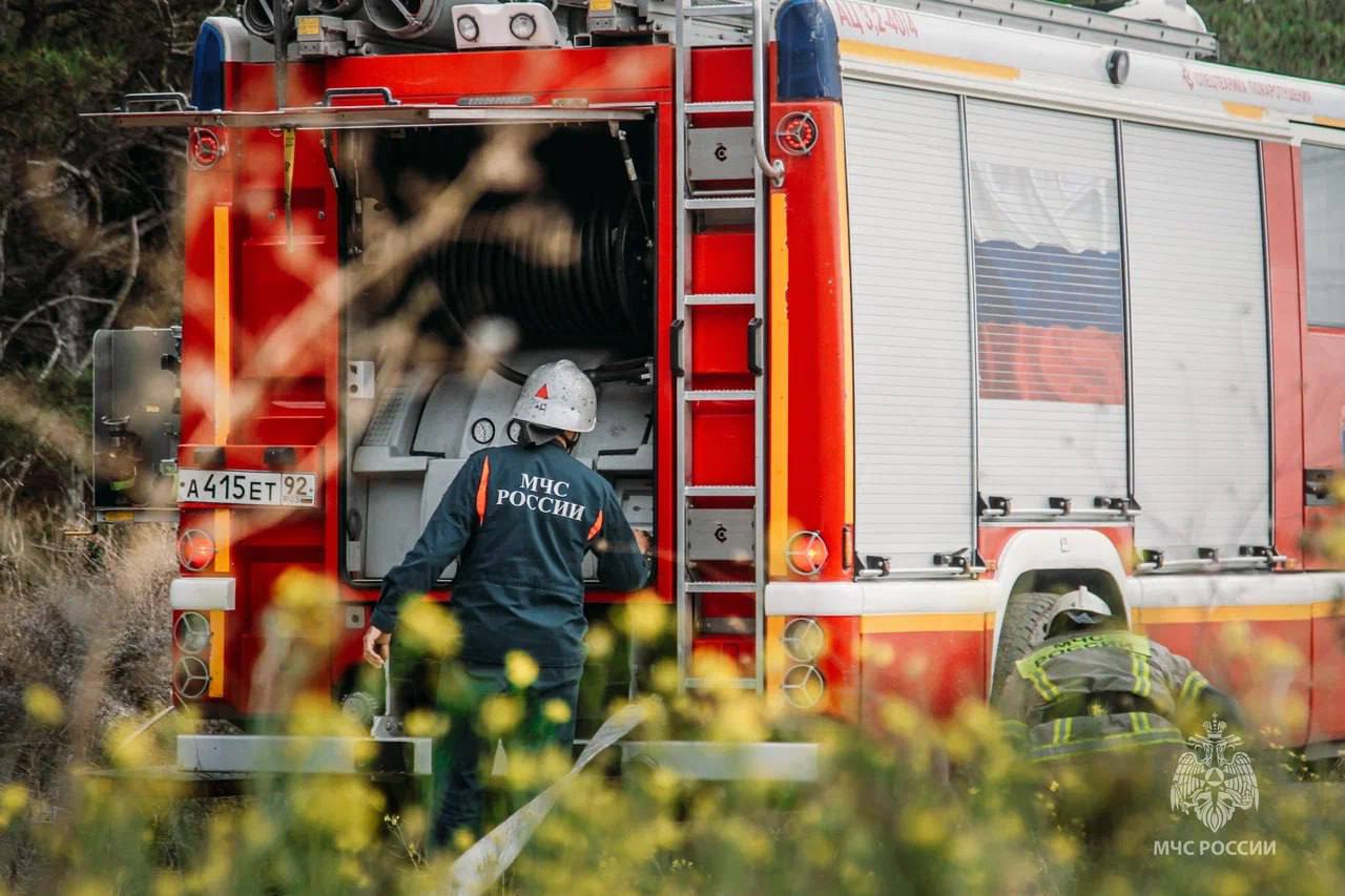 В Севастополе на прошлой неделе произошло девять пожаров