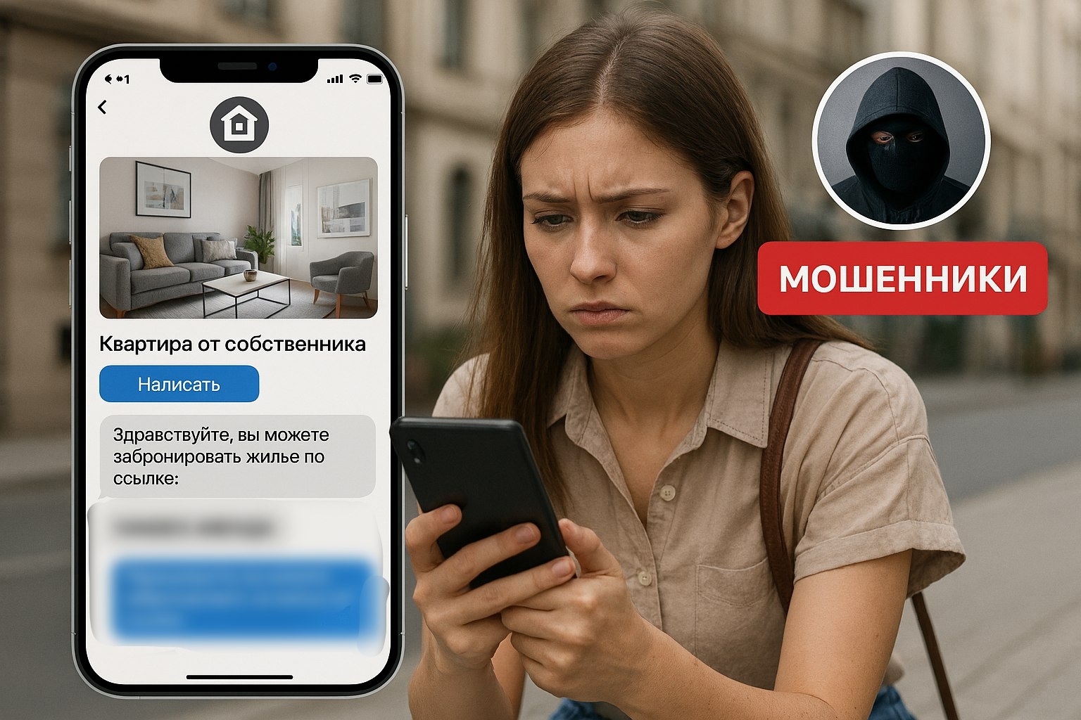 Крымчанка потеряла крупную сумму, пытаясь снять квартиру через интернет