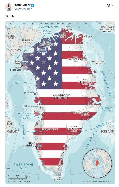 Трамп грозит пошлинами странам, которые не согласны с его планами аннексии Гренландии