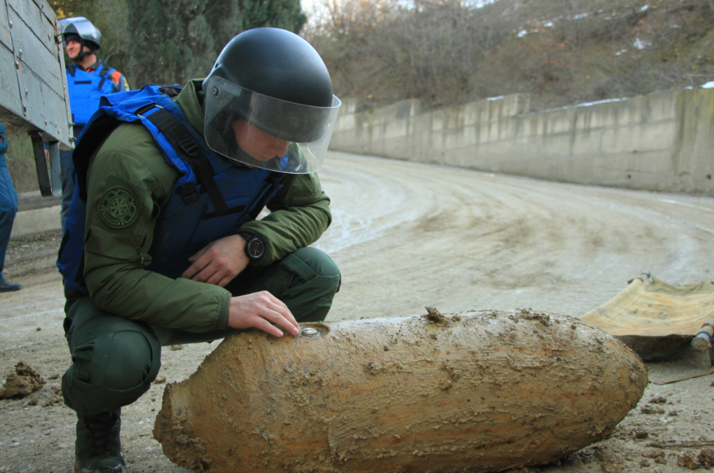 В Ялте на стройке нашли немецкую 250-килограммовую авиабомбу времен войны