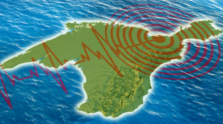 В Крыму произошло сильное землетрясение с очагом в 30-ти километрах от Щёлкино