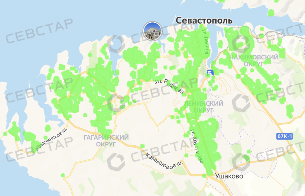 Обломки воздушных целей повредили подстанцию в Севастополе и газовую трубу