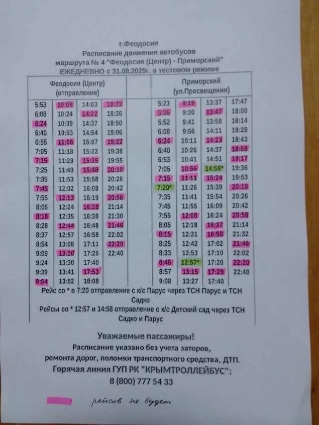 Улицы по-прежнему перекрыты: в Феодосии общественный транспорт пустили в объезд