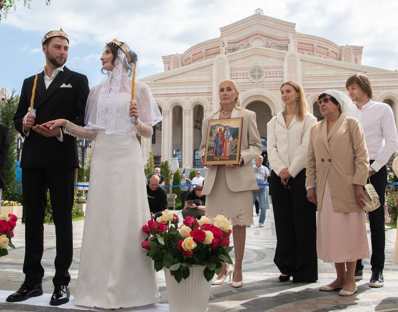 В Новом Херсонесе провели первую свадебную церемонию