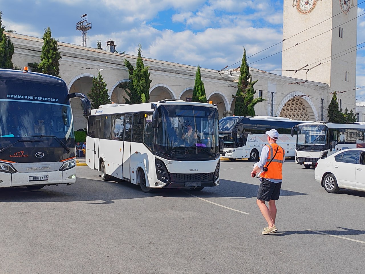 В Крыму с 24 июля изменился график движения автобусов к поездам
